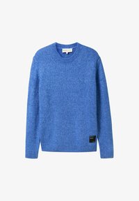 Ausgewählt, azul blue wool fancy structure