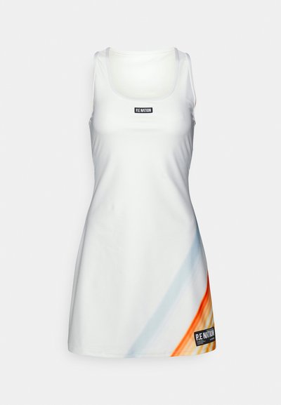 P.E Nation WAVE FORM DRESS - Αθλητικό φόρεμα - optic white