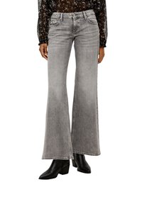 QS Jean flare - steingrau