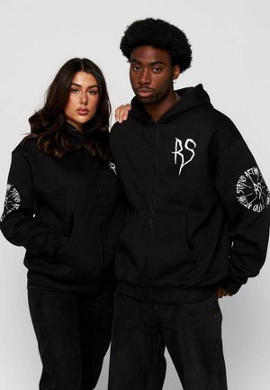 Zip-up sweatshirt - black