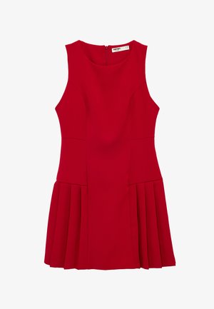 Koton, MINI PLEATED DRESS . - Hverdagskjole - red