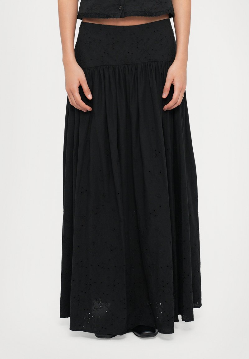 STAUD - PROCIDA SKIRT - Maxirok - black, Vergroten