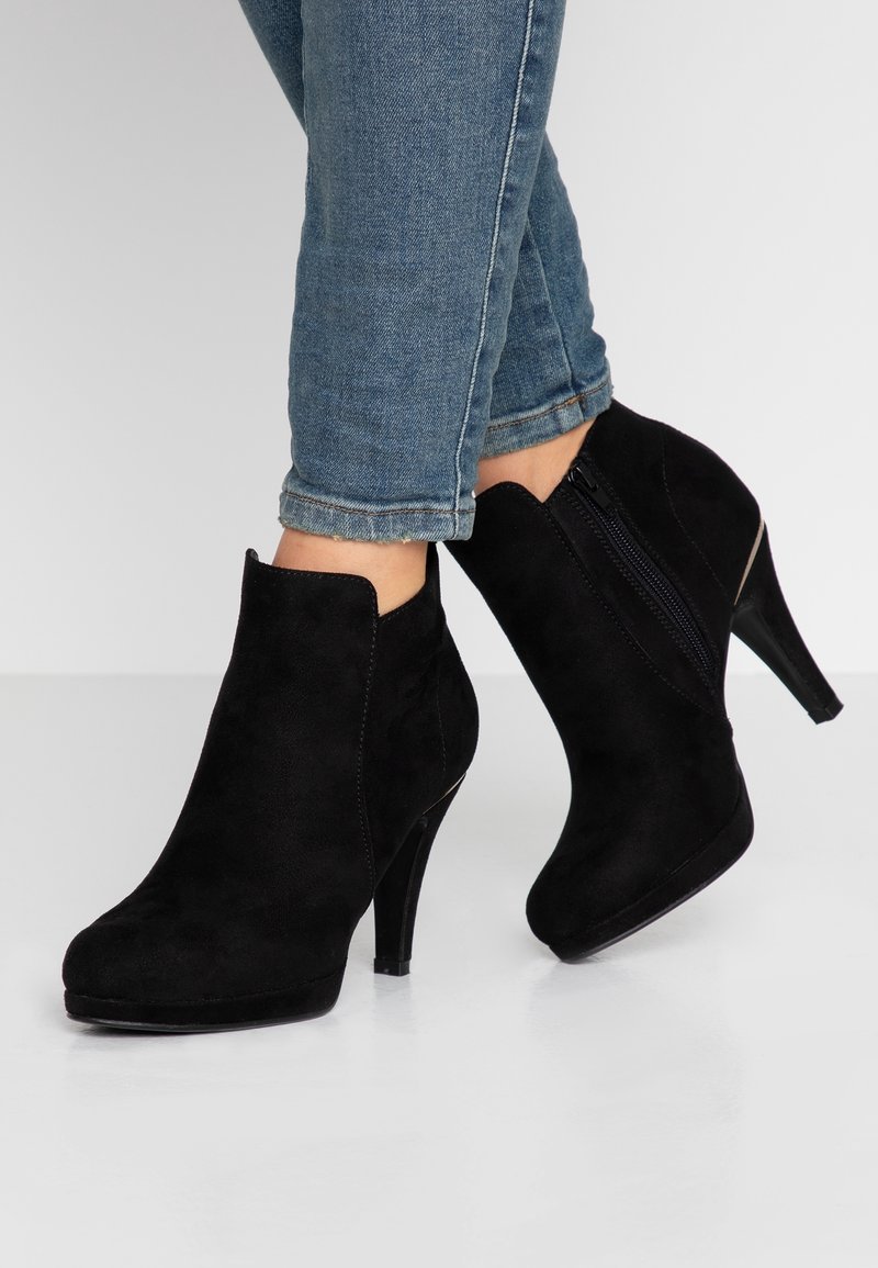 Anna Field Botines de tacón - black