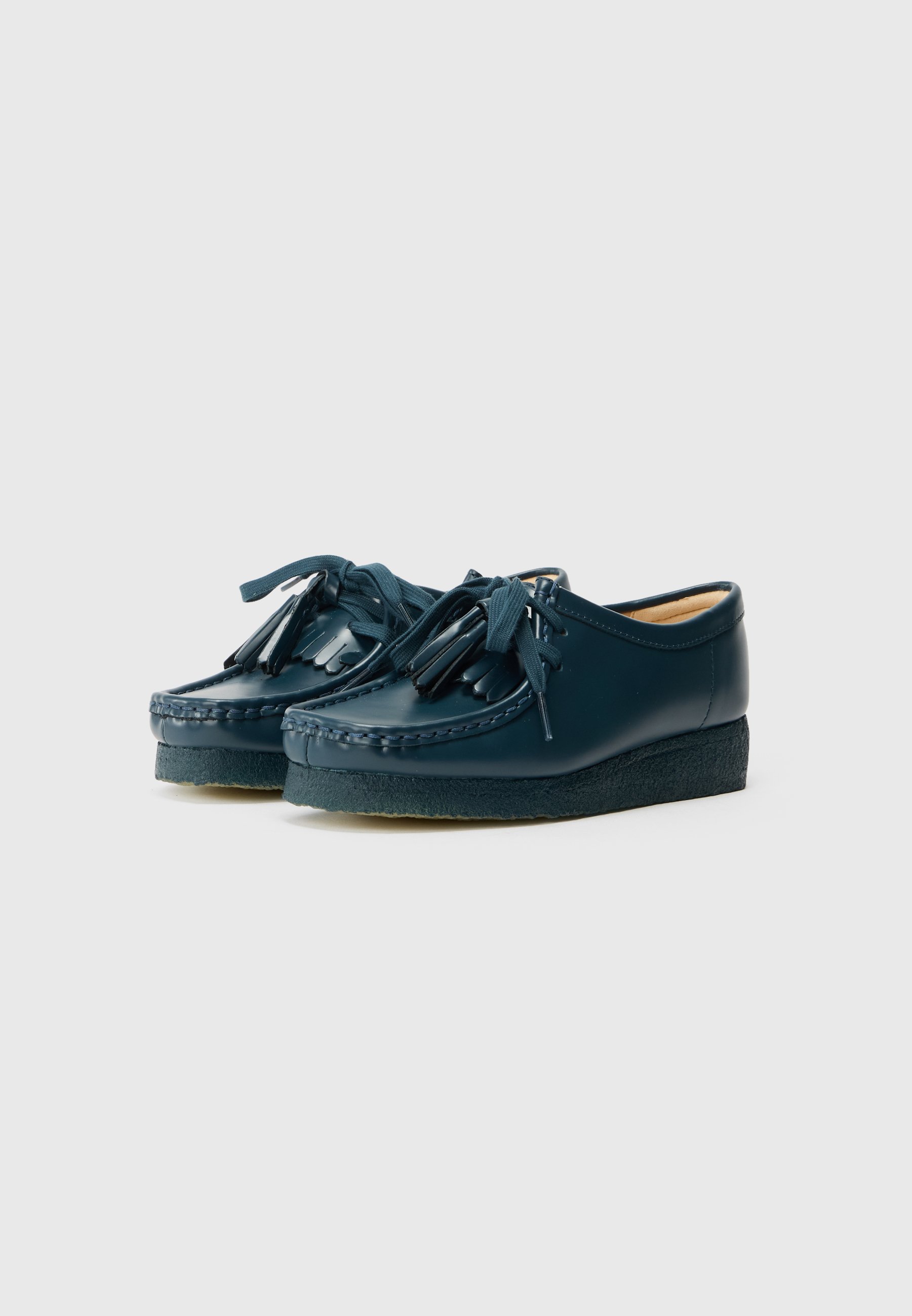 Clarks Originals WALLABEE - Casual lace-ups - dark teal/teal