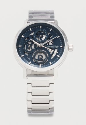 Calvin Klein GAUGE - Kronografklokke - silver-coloured/blue