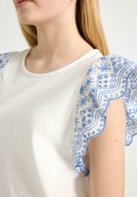 Lindex T-Shirt print - light dusty blue