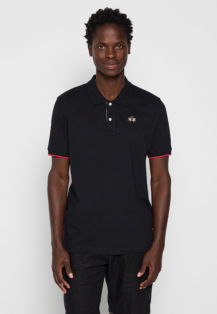 LA MARTINA Poloshirt zwart LA MARTINA Poloshirt zwart