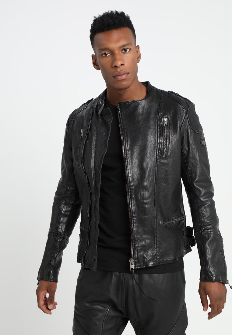 Tigha JEREMY Leren jas black Zalando.nl Tigha JEREMY Leren jas black Zalando.nl