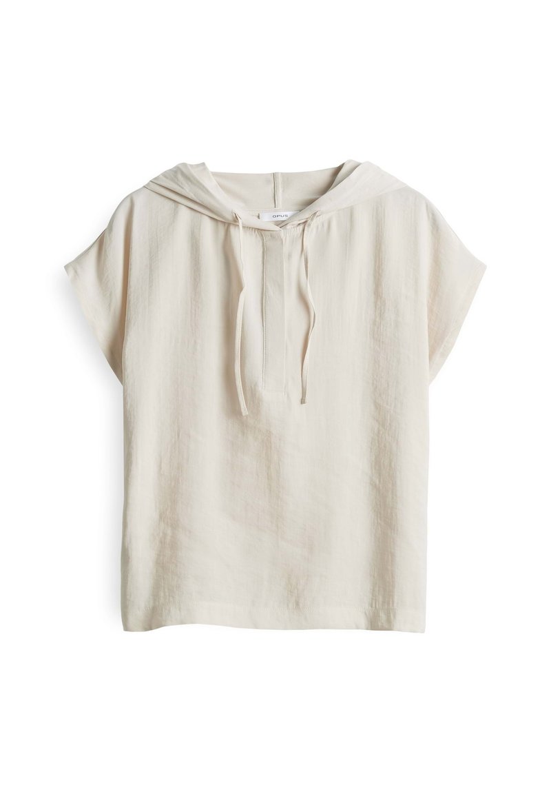 Etnosign Felpa con Cappuccio Oversize Bianca per Donna | MV