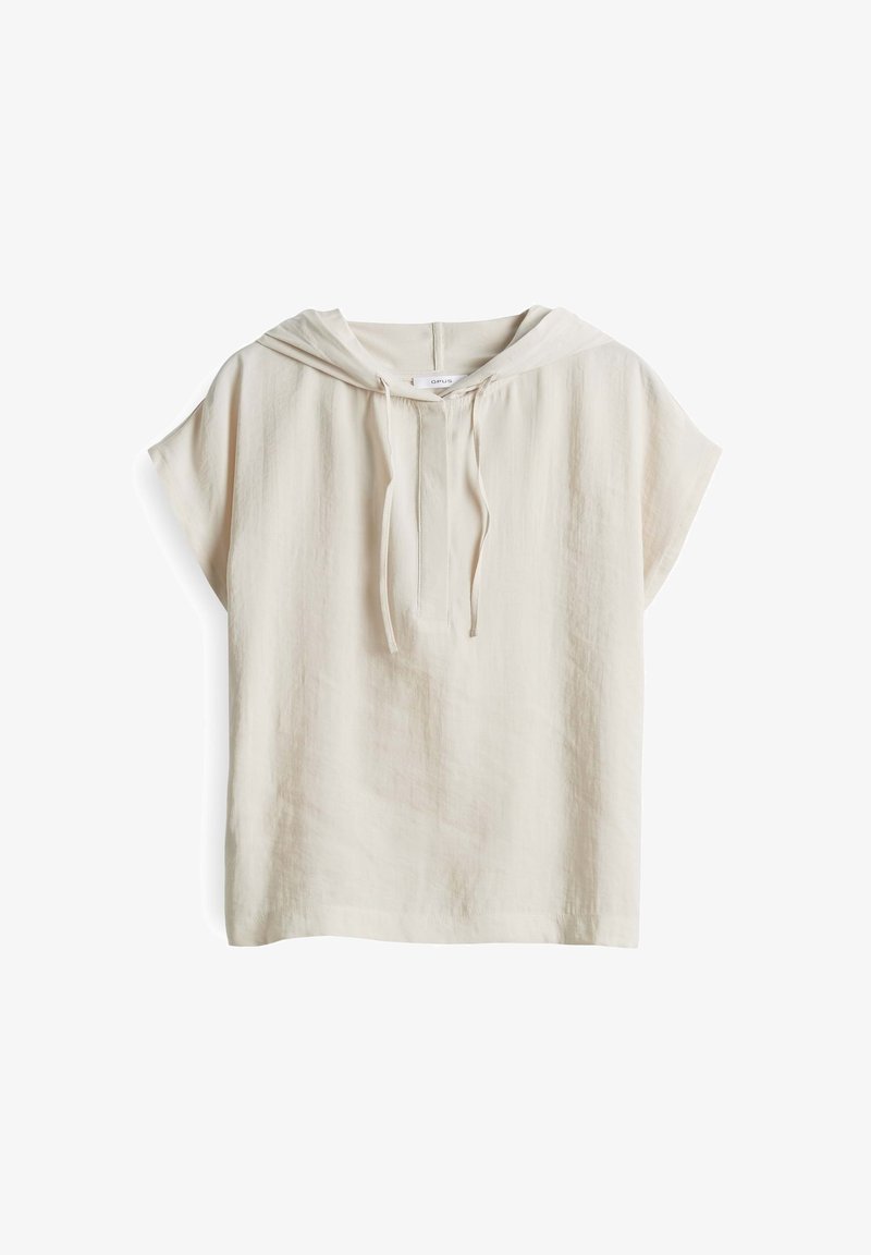 Etnosign Felpa con Cappuccio Oversize Bianca per Donna | MV Etnosign Felpa con Cappuccio Oversize Bianca per Donna | MV