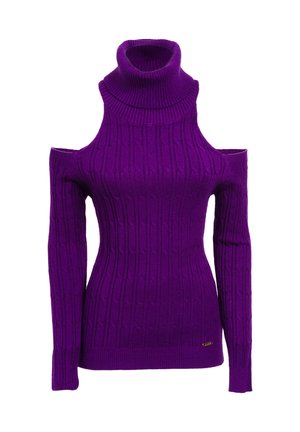 INFLUENCER OFF-SHOULDER - Maglione - purple