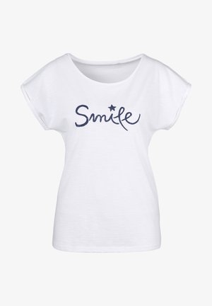 Majica kratkih rukava s printom - weiß