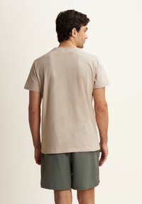 Freddy REGULAR CON SCOLLO GIROCOLLO E LOGO IN TONO - T-shirt basic - feather gray