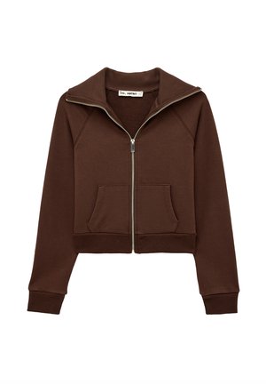 Koton ZIP-UP SWEATSHIRT . - Sweatjakke - brown
