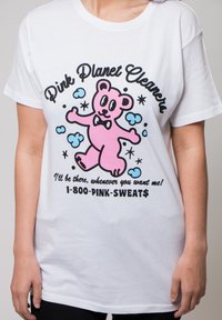 Paradiso Clothing PINK SWEATS PINK CLEANERS - Print T-shirt - white