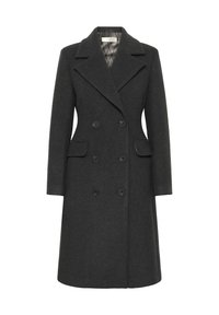 THORA LAPEL - Klasický kabát - dark grey melange