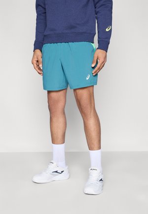 PADEL COURT SHORT - Pantalón corto de deporte - misty pine/vital green