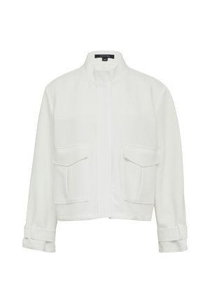comma WEITE MIT STRUKTUR UND TUNNELZUG - Light jacket - weiß