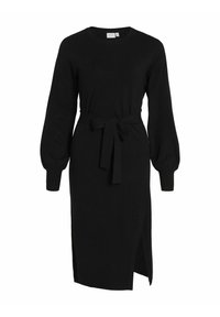 VIRICKY BELTED - Φόρεμα-πουλόβερ - black