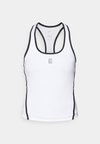 NIKECOURT ADVANTAGE TANK NOVELTY - Топ - white/black