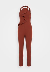 POPPY FRILL NECK - Salopetă - burnt orange