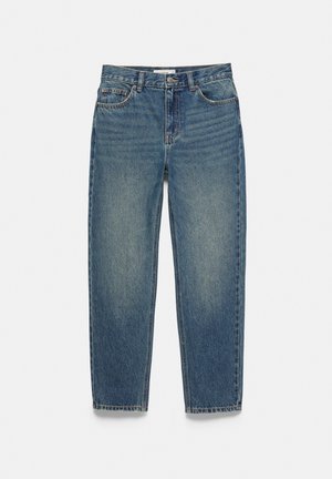 PULL&BEAR, HIGH-WAIST - MOM JEANS < - Jean Mom - blue