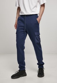 Urban Classics - COMMUTER SWEATPANTS - Teplákové kalhoty - dark blue Miniatura obrázku 1