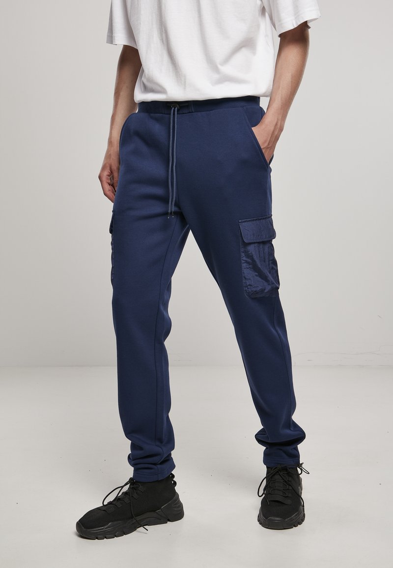 Urban Classics - COMMUTER SWEATPANTS - Teplákové kalhoty - dark blue, Zvětšit