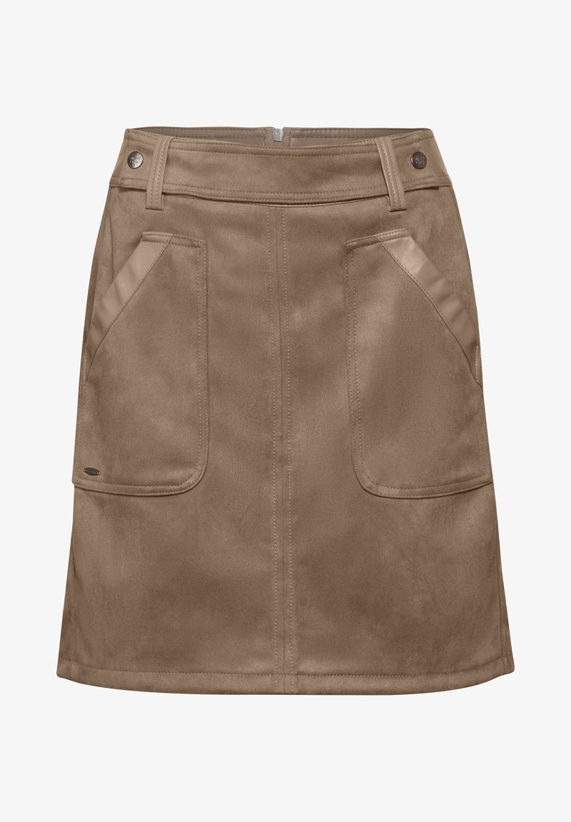Blouse péplum avec dentelle - Marron - FEMME | H&M FR Blouse péplum avec dentelle - Marron - FEMME | H&M FR