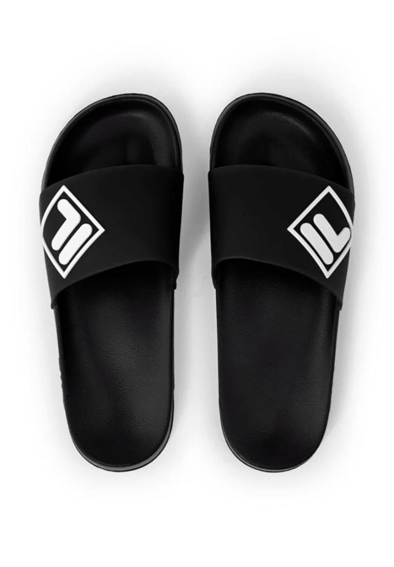 Fila Sandalias planas black black/negro