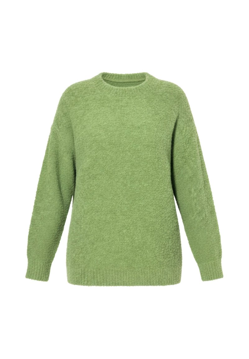 Studio Untold JUMPER, OVERSIZE SHAPE, FLUFFY KNIT - Neule - apple green ...