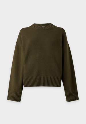 Gina Tricot, CREW NECK SWEATER - Πουλόβερ - dark green