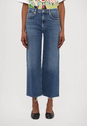 Agolde HARPER CROP - Jean droit - blue denim