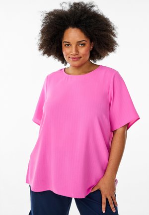KURZÄRMELIGE MIT RUNDHALSAUSSCHNITT - Blouse - strawberry moon