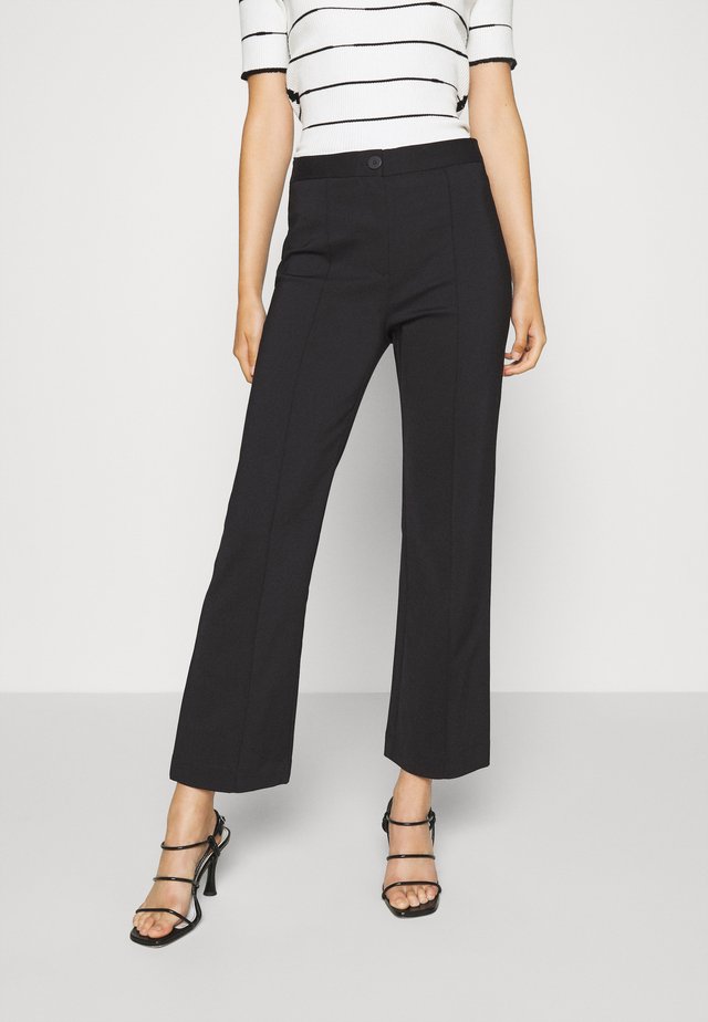 SANSAH FLARED - Trousers - black