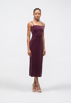 COLUMN DRESS - Maxi-jurk - tuscan red