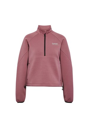 Hummel TECH BOXY HALF  - Sweatshirt - wistful mauve