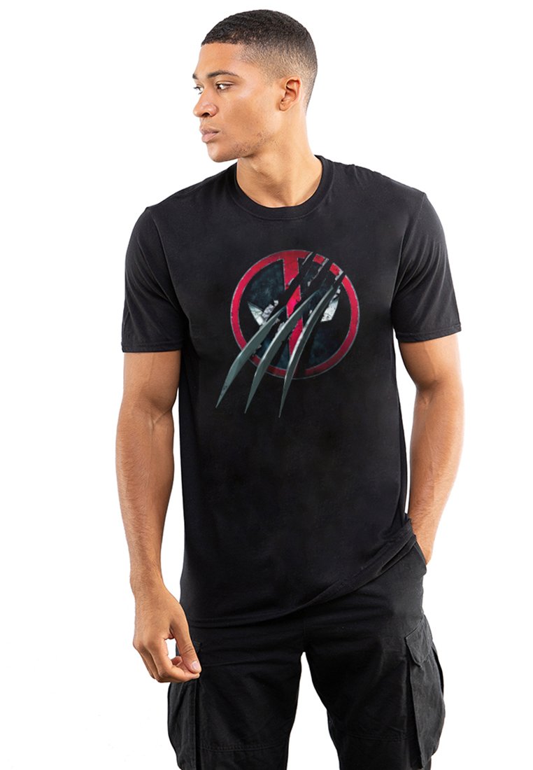 Marvel T-shirt print zwart Marvel T-shirt print zwart