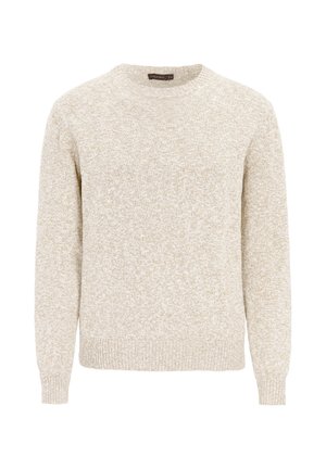 Oscar Jacobson MIRCO ROUNDNECK - Jumper - beach beige