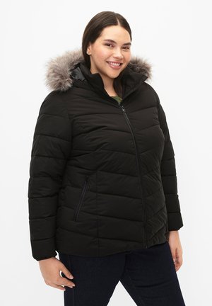 KURZE STEPP - Winterjacke - black