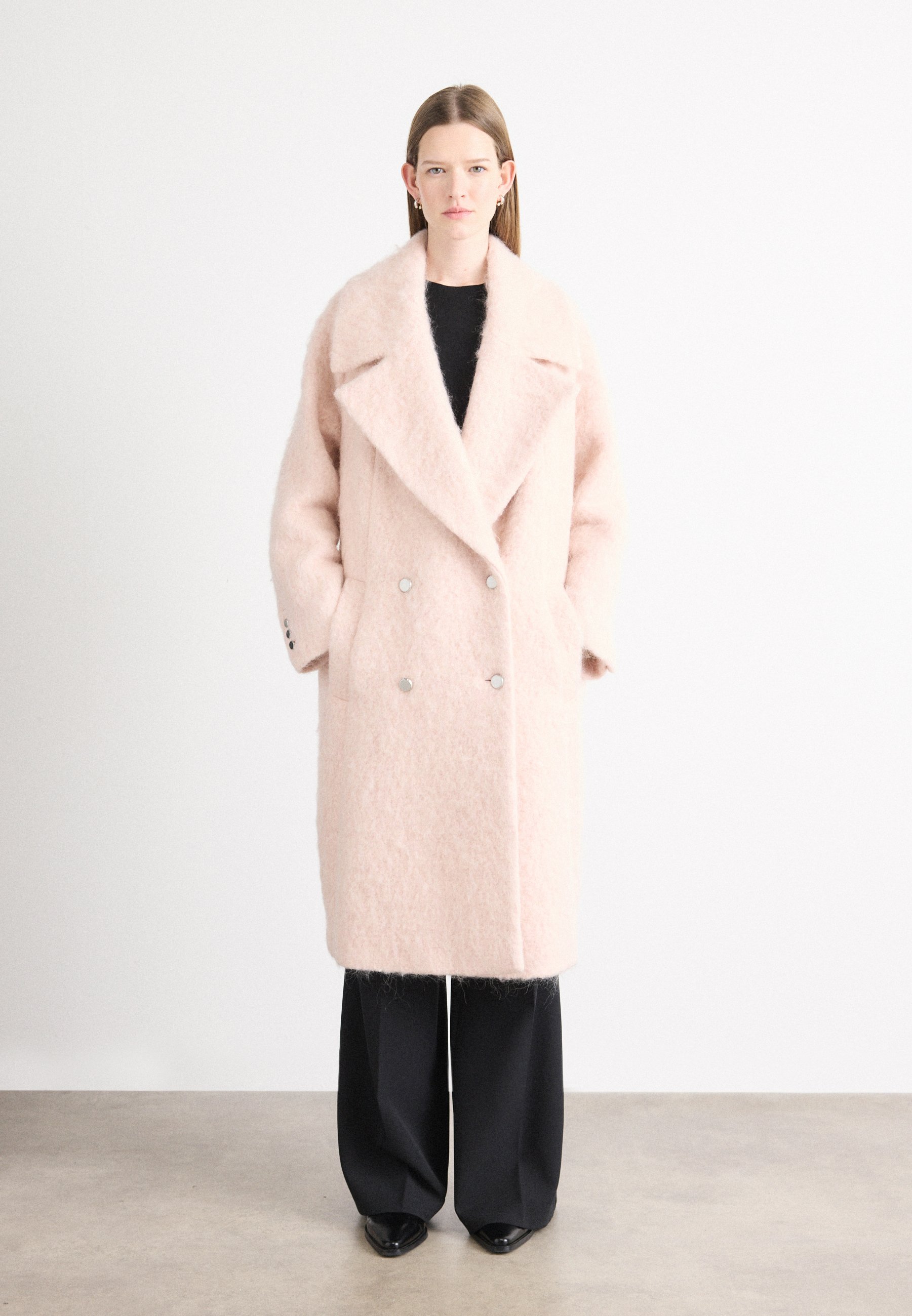British classical long coat(pink) British classical long coat (pink)