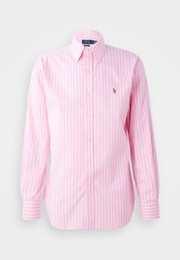 CUSTOM FIT STRIPED PINPOINT OXFORD SHIRT - Pluus - pink/white
