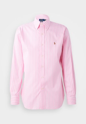 CUSTOM FIT STRIPED PINPOINT OXFORD SHIRT - Camisa - pink/white