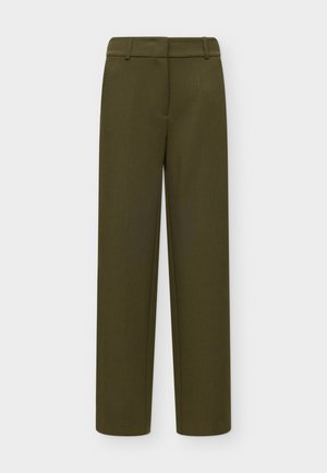 Selected, SLFRITA WIDE - Pernera ancha - fir green detail melange with kalamata