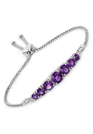 AMETHYST RAFAELA DONATA EDELSTEIN - Armbånd - silberfarben