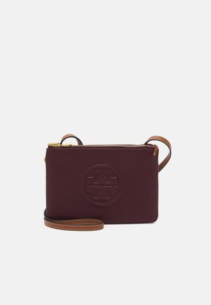 PERRY BOMBE DOUBLE ZIP CROSSBODY - Borsa a tracolla - fig