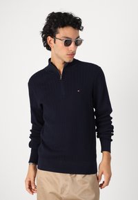 Tommy Hilfiger STRUCTURE - Jumper - desert sky
