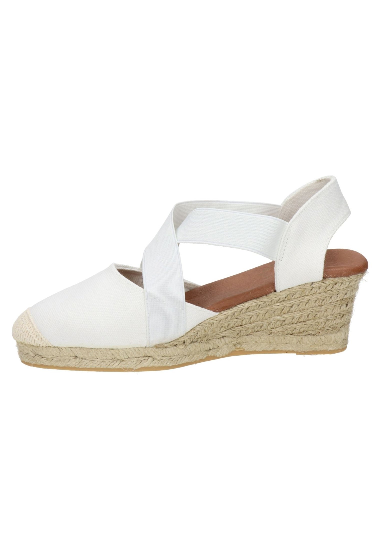 Witte Sandalen Met Sleehak La France, SAVE 41% - aveclumiere.com
