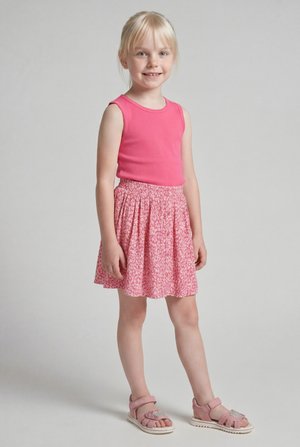 TOM TAILOR, TOM TAILOR RÖCKE MINI-ROCK MIT ZIERKNOPFLEISTE - A-snit nederdel - small pink flower print