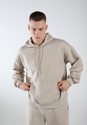 OVERSIZED UNISEX LOOSE FIT ELEVATE - Kapuzenpullover - creamy beige